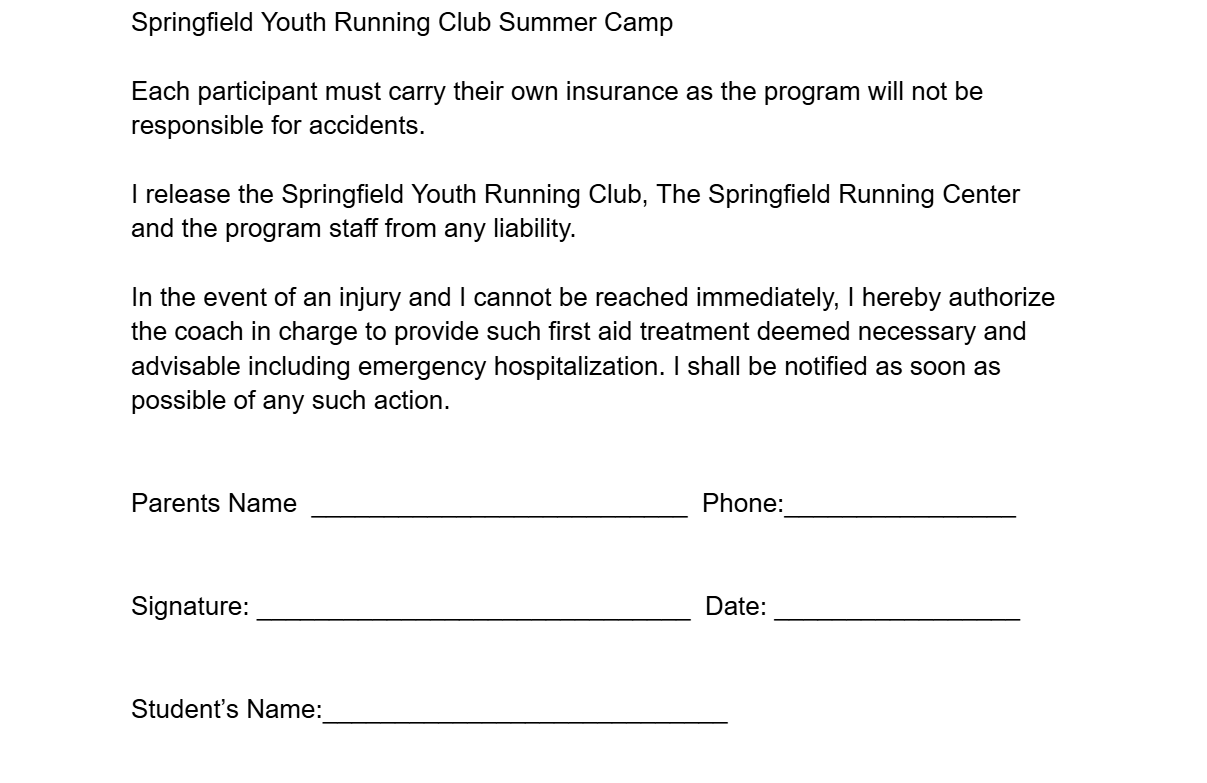 SYRC Summer Camp