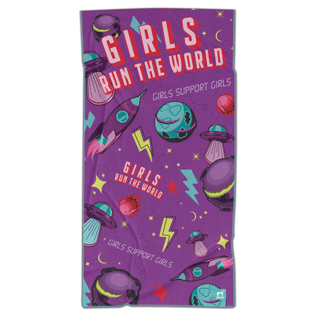 Sprints Girls Run The World Car Seat Cover Towel