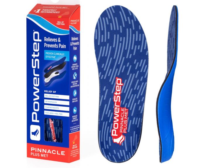 POWERSTEP® PINNACLE PLUS METATARSAL ARCH SUPPORTING INSOLES