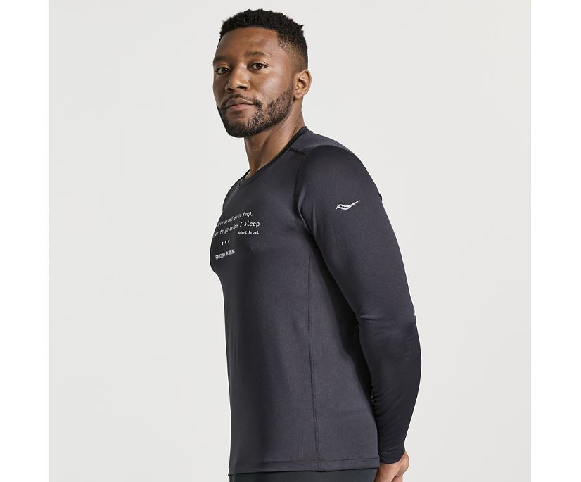 Saucony Stopwatch Graphic Long Sleeve Shirt Men