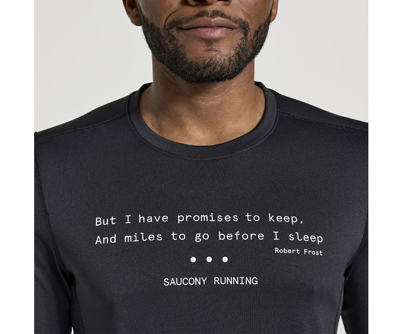 Saucony Stopwatch Graphic Long Sleeve Shirt Men