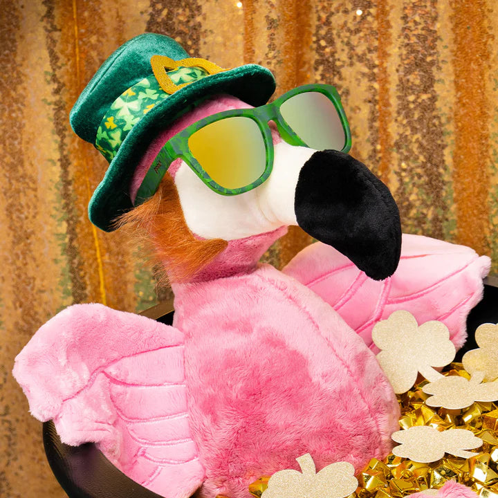 Goodr Sunglasses -- Limited Edition Clover Me In Gold