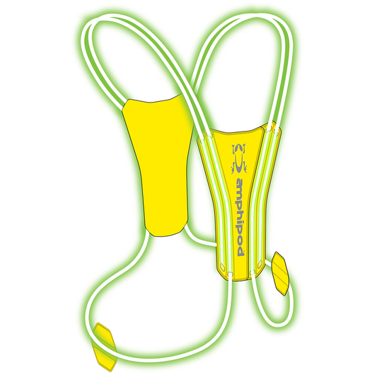 AMPHIPOD XINGLET OPTIC BEAM LITE™ RECHARGEABLE FLASHING REFLECTIVE VEST