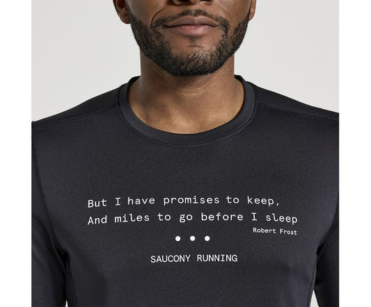 Saucony Stopwatch Graphic Long Sleeve Shirt Men